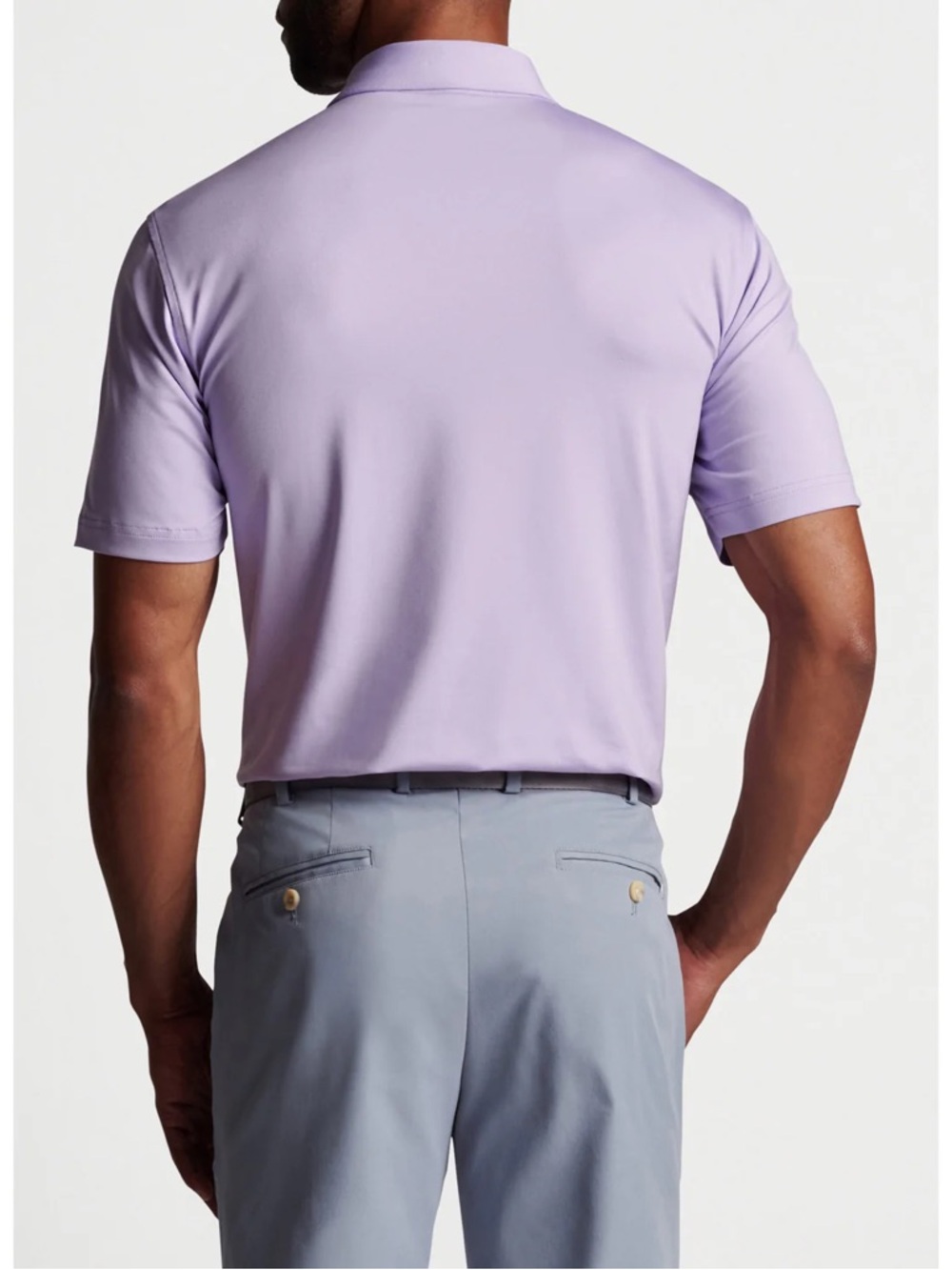 Peter Millar Solid Performance Golf Polo in Petal… - image 14